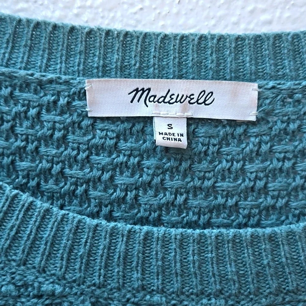 Madewell Womens Small Landmark Texture SweaterPullover